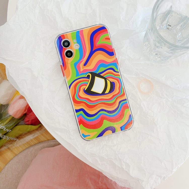 For iPhone 11 Shockproof TPU Pattern Protective Case
