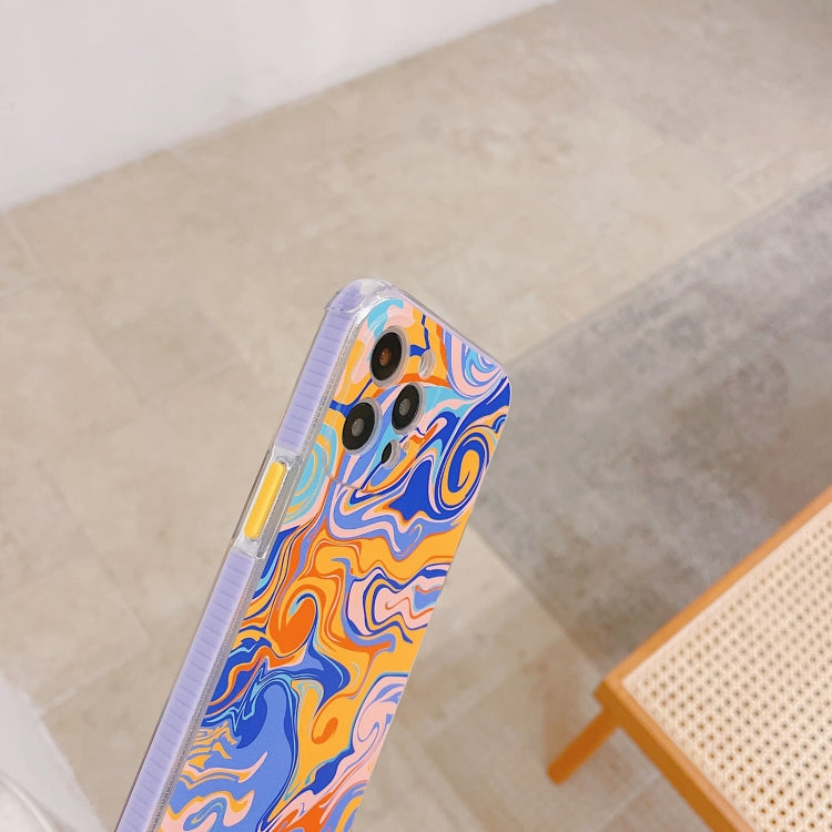 For iPhone 11 Pro Max Shockproof TPU Pattern Protective Case