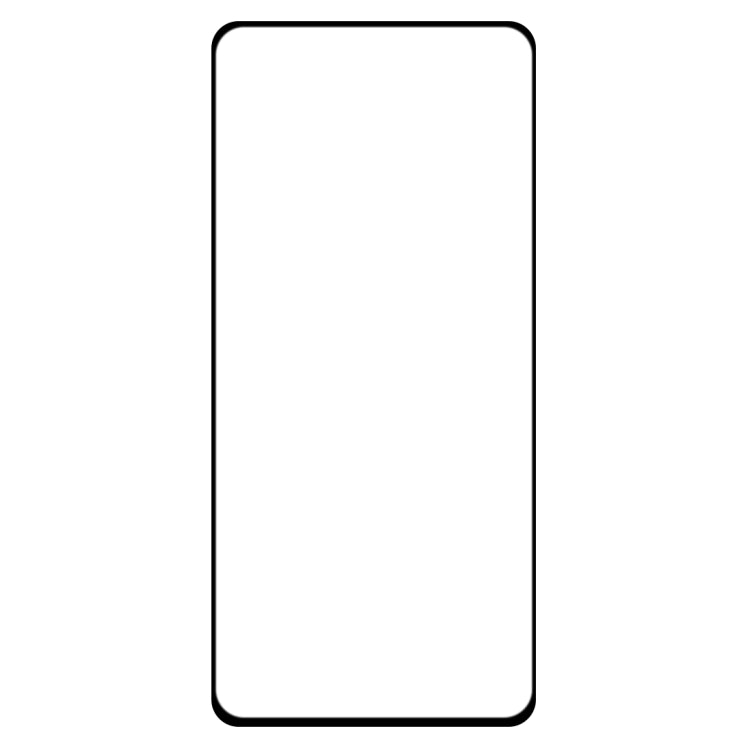 For vivo X70 Pro 3D Curved Edge Full Screen Tempered Glass Film(Black)
