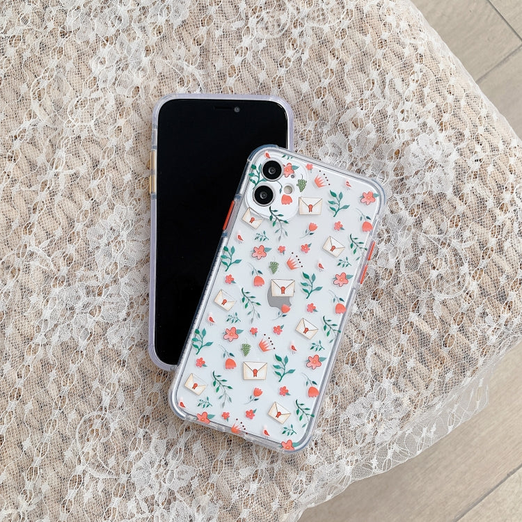 For iPhone 13 Shockproof TPU Pattern Protective Case