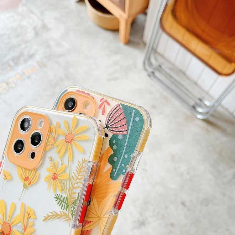 For iPhone 13 Shockproof TPU Pattern Protective Case