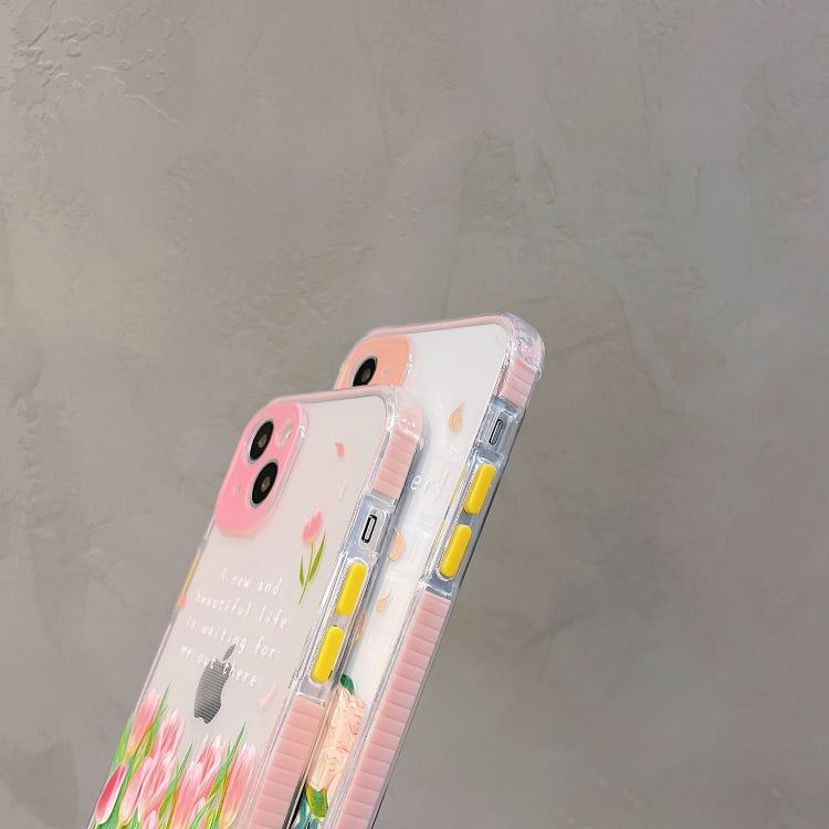 For iPhone 13 Pro Max Shockproof TPU Pattern Protective Case