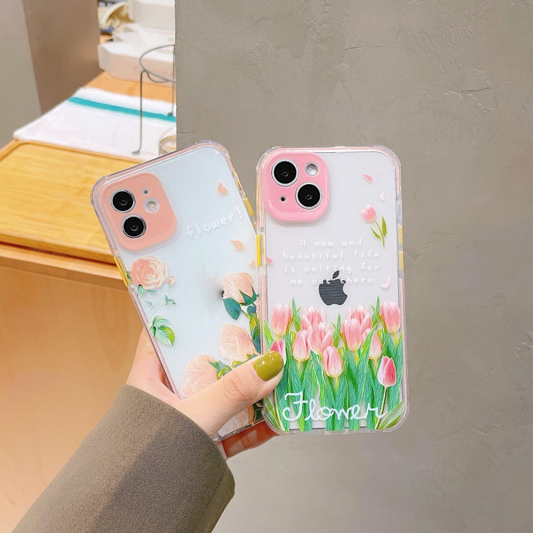 For iPhone 13 Pro Max Shockproof TPU Pattern Protective Case