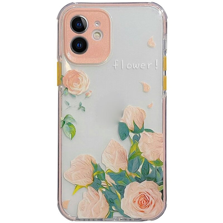 For iPhone 12 mini Shockproof TPU Pattern Protective Case