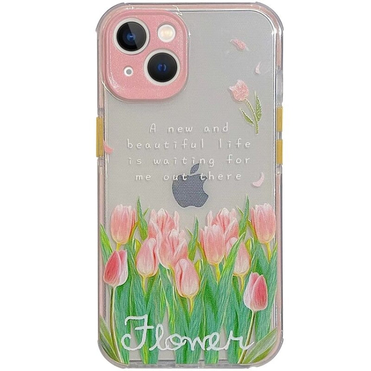 For iPhone 12 mini Shockproof TPU Pattern Protective Case