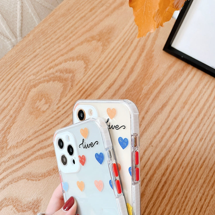 For iPhone 12 Shockproof TPU Pattern Protective Case