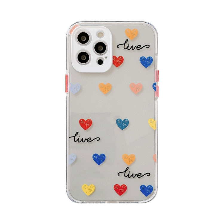 For iPhone 12 Pro Max Shockproof TPU Pattern Protective Case