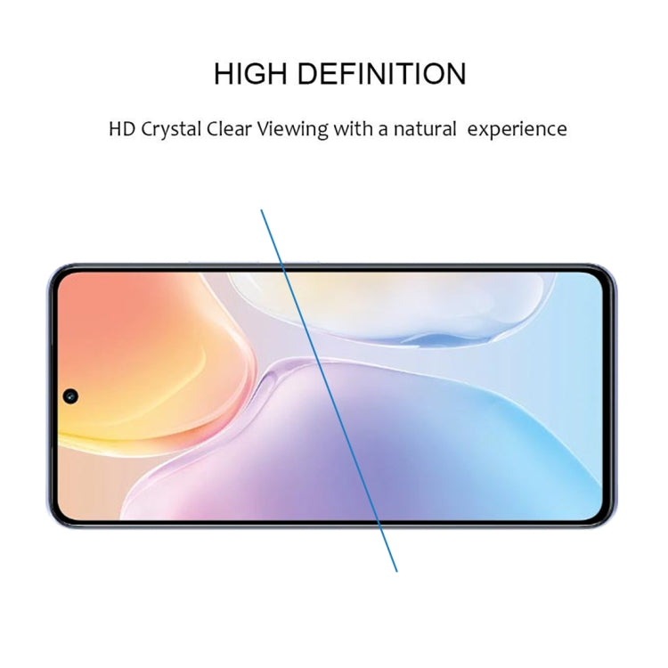 For vivo X70 Full Glue Full Cover Screen Protector Tempered Glass Film