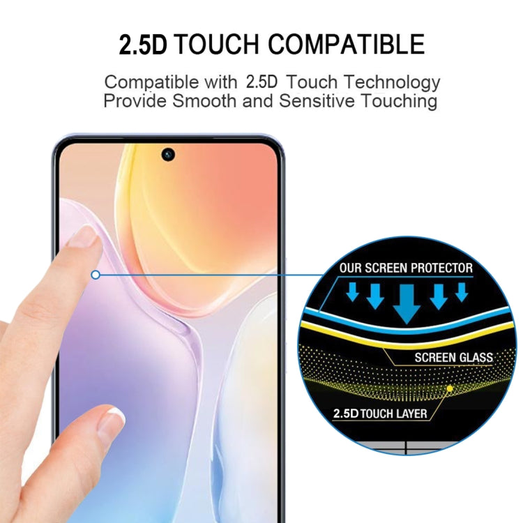 For vivo X70 Full Glue Full Cover Screen Protector Tempered Glass Film