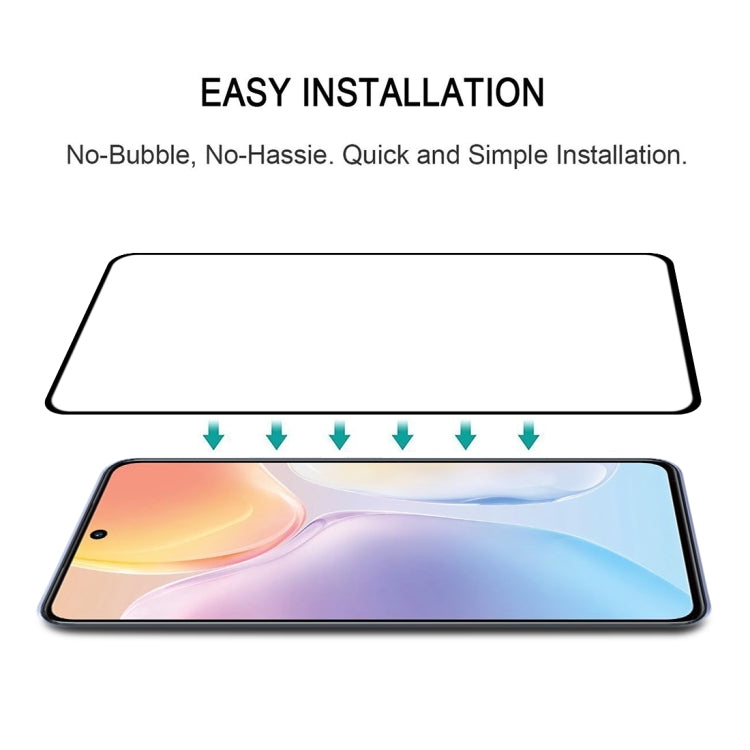 For vivo X70 Full Glue Full Cover Screen Protector Tempered Glass Film
