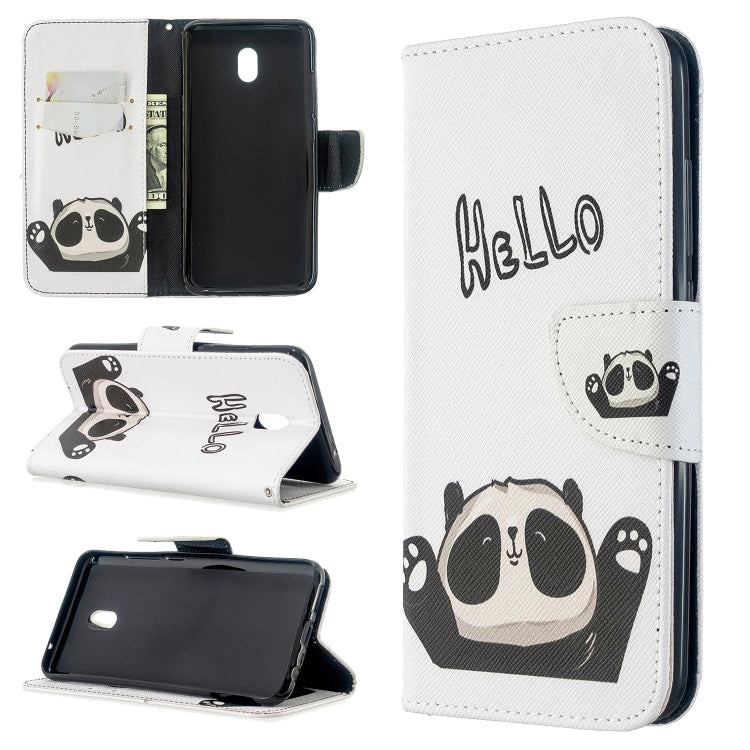 For Xiaomi Redmi 8A Colored Drawing Pattern Horizontal Flip Leather Case with Holder & Card Slots & Wallet