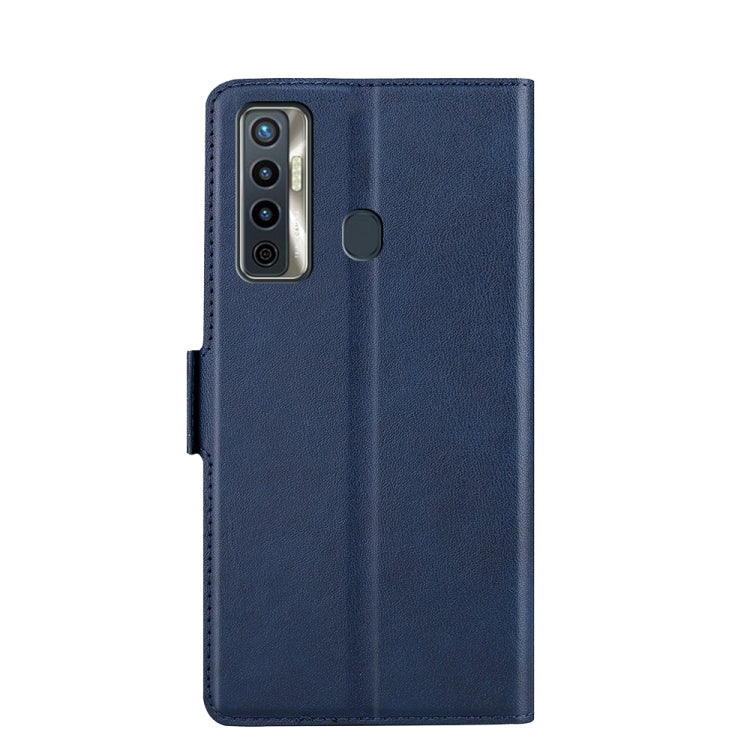 For Tecno Camon 17 Ultra-thin Voltage Side Buckle PU + TPU Horizontal Flip Leather Case with Holder & Card Slot