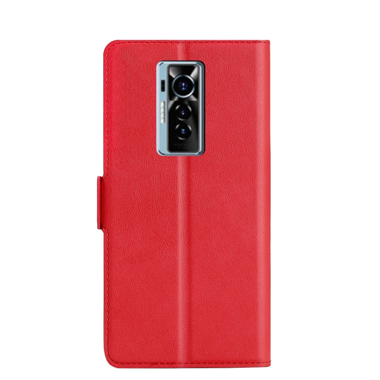 For Tecno Phantom X Ultra-thin Voltage Side Buckle PU + TPU Horizontal Flip Leather Case with Holder & Card Slot
