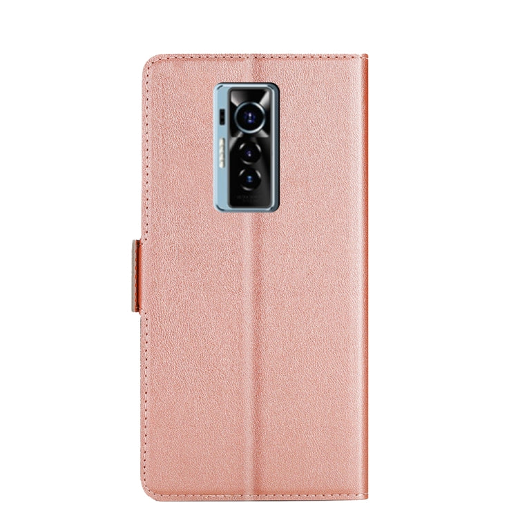 For Tecno Phantom X Ultra-thin Voltage Side Buckle PU + TPU Horizontal Flip Leather Case with Holder & Card Slot