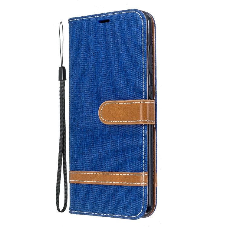For Nokia 6.2 / 7.2 Color Matching Denim Texture Horizontal Flip PU Leather Case with Holder & Card Slots & Wallet & Lanyard