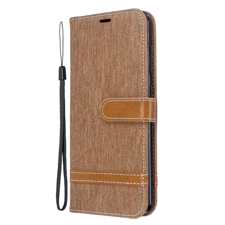 For Nokia 6.2 / 7.2 Color Matching Denim Texture Horizontal Flip PU Leather Case with Holder & Card Slots & Wallet & Lanyard