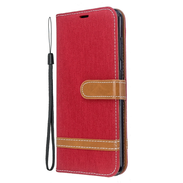 For Nokia 6.2 / 7.2 Color Matching Denim Texture Horizontal Flip PU Leather Case with Holder & Card Slots & Wallet & Lanyard