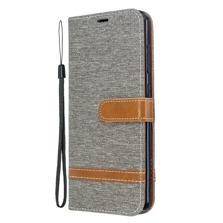 For Nokia 6.2 / 7.2 Color Matching Denim Texture Horizontal Flip PU Leather Case with Holder & Card Slots & Wallet & Lanyard