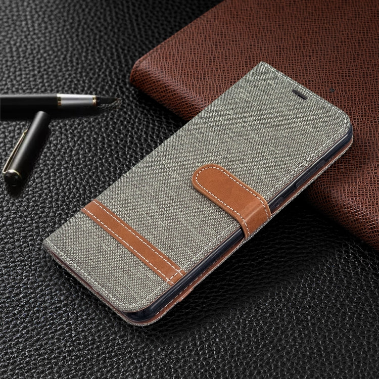 For Nokia 6.2 / 7.2 Color Matching Denim Texture Horizontal Flip PU Leather Case with Holder & Card Slots & Wallet & Lanyard