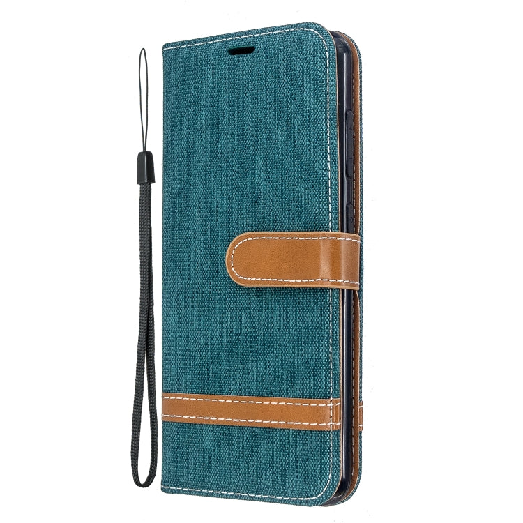 For Nokia 6.2 / 7.2 Color Matching Denim Texture Horizontal Flip PU Leather Case with Holder & Card Slots & Wallet & Lanyard