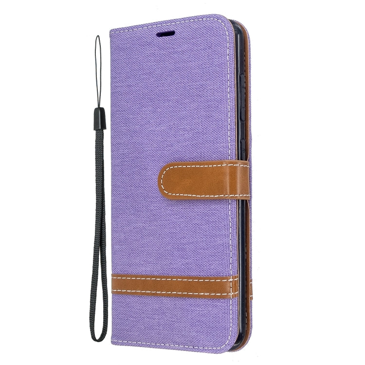For Nokia 6.2 / 7.2 Color Matching Denim Texture Horizontal Flip PU Leather Case with Holder & Card Slots & Wallet & Lanyard