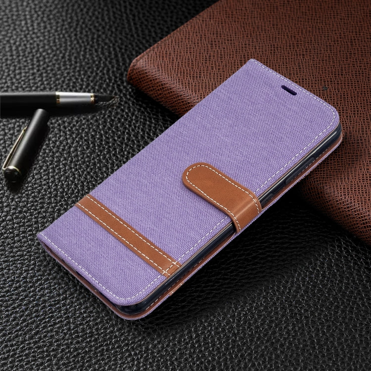 For Nokia 6.2 / 7.2 Color Matching Denim Texture Horizontal Flip PU Leather Case with Holder & Card Slots & Wallet & Lanyard