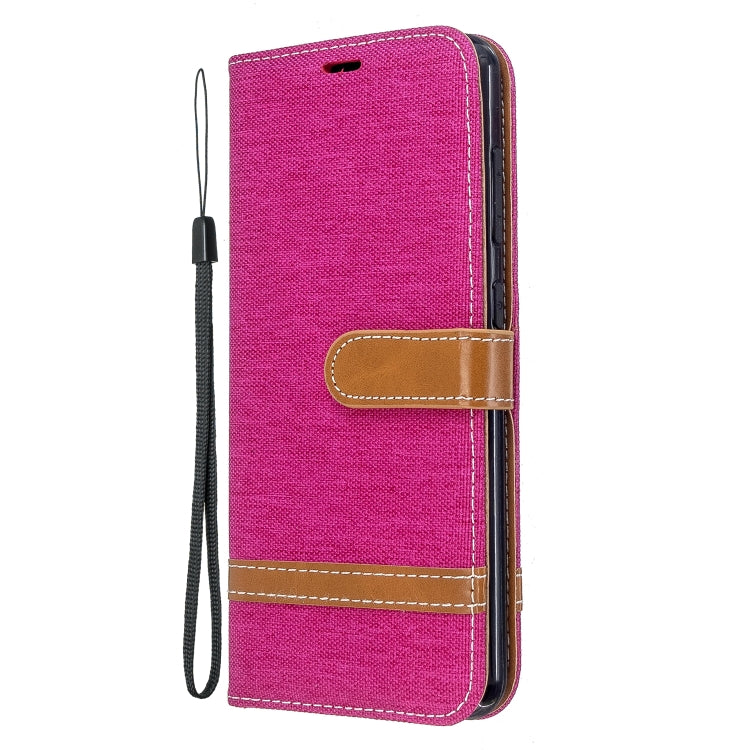 For Nokia 6.2 / 7.2 Color Matching Denim Texture Horizontal Flip PU Leather Case with Holder & Card Slots & Wallet & Lanyard