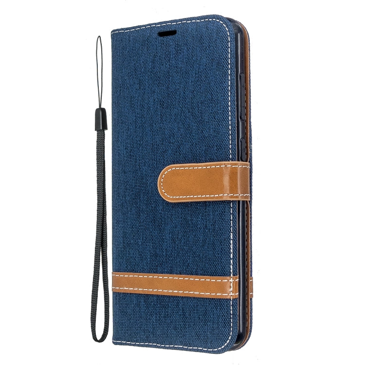For Nokia 6.2 / 7.2 Color Matching Denim Texture Horizontal Flip PU Leather Case with Holder & Card Slots & Wallet & Lanyard