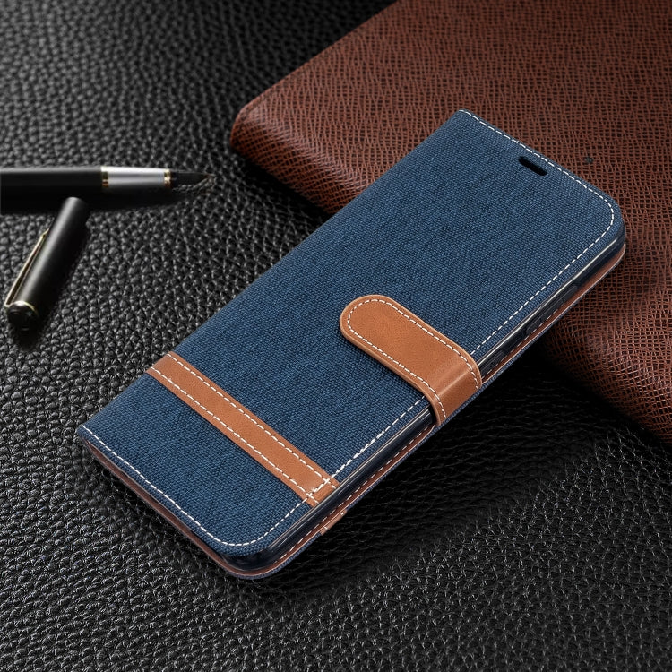 For Nokia 6.2 / 7.2 Color Matching Denim Texture Horizontal Flip PU Leather Case with Holder & Card Slots & Wallet & Lanyard