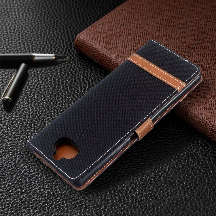 For Sony Xperia 20 Color Matching Denim Texture Horizontal Flip PU Leather Case with Holder & Card Slots & Wallet & Lanyard