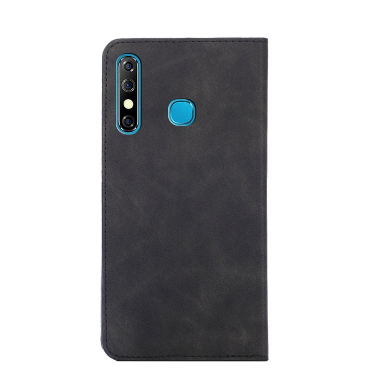 For Infinix Hot 8 / Hot 8 Lite X650 X650B / Tecon Camon 12 CC7 Sp Skin Feel Magnetic Horizontal Flip Leather Case with Holder & Card Slots