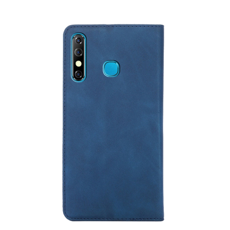 For Infinix Hot 8 / Hot 8 Lite X650 X650B / Tecon Camon 12 CC7 Sp Skin Feel Magnetic Horizontal Flip Leather Case with Holder & Card Slots