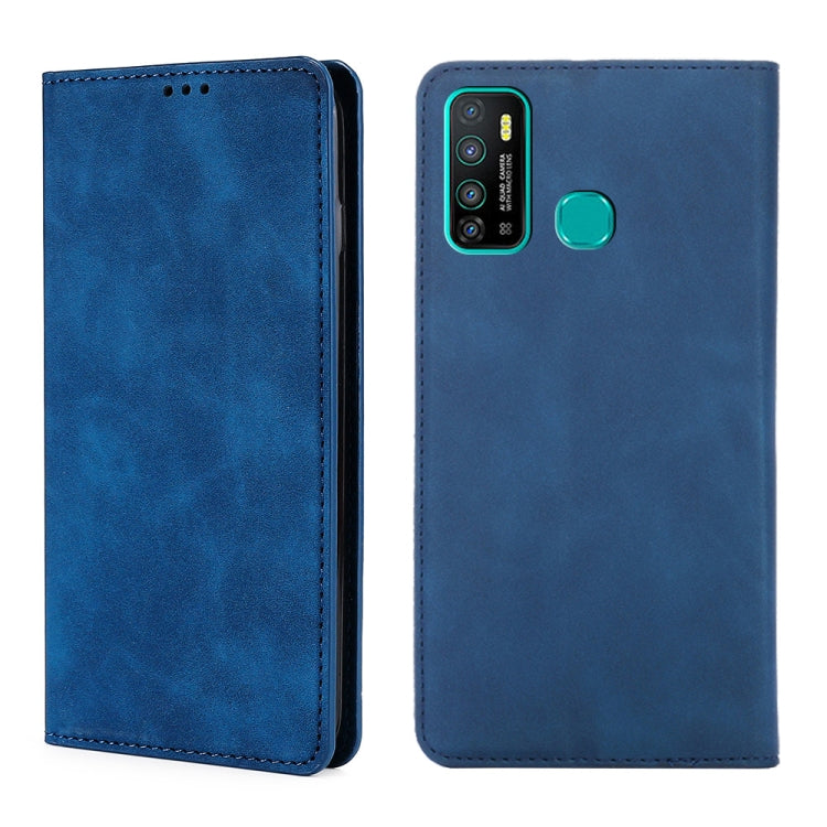 For Infinix Hot 9 / Note 7 Lite X655C Skin Feel Magnetic Horizontal Flip Leather Case with Holder & Card Slots