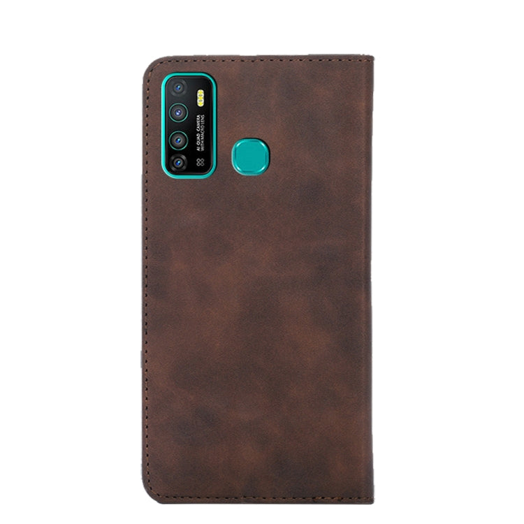 For Infinix Hot 9 / Note 7 Lite X655C Skin Feel Magnetic Horizontal Flip Leather Case with Holder & Card Slots