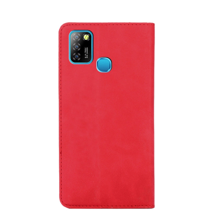 For Infinix Hot 10 Lite / Smart 5 X657 Skin Feel Magnetic Horizontal Flip Leather Case with Holder & Card Slots