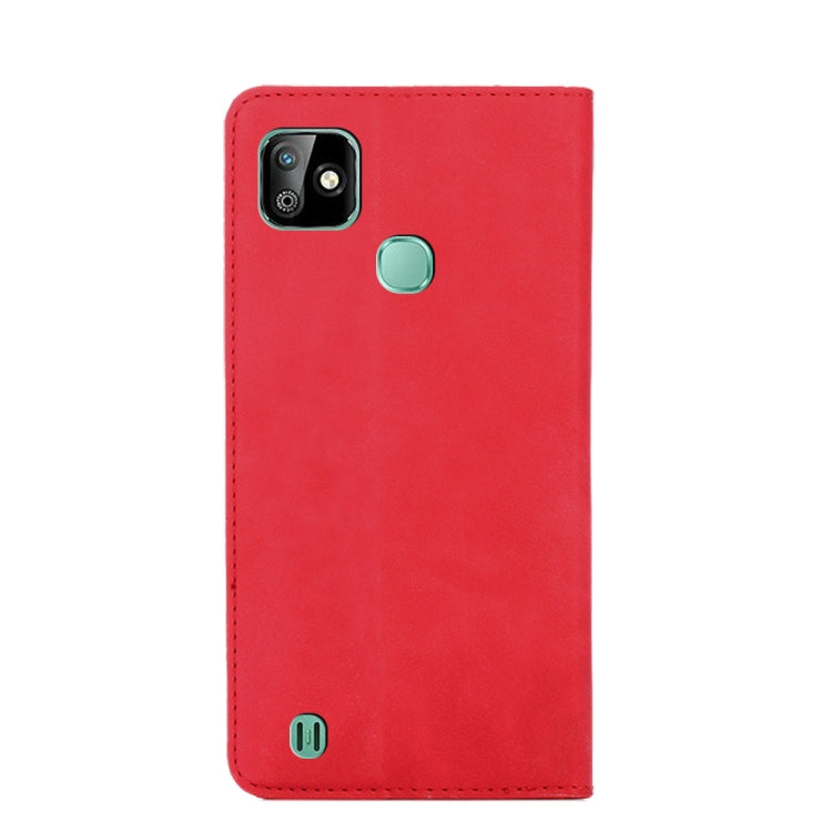 For Infinix Smart HD 2021 X612 Skin Feel Magnetic Horizontal Flip Leather Case with Holder & Card Slots