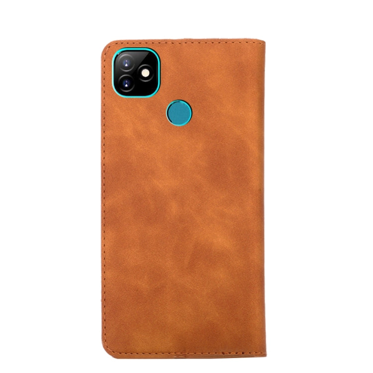 For Infinix Itel Vision 1 Skin Feel Magnetic Horizontal Flip Leather Case with Holder & Card Slots