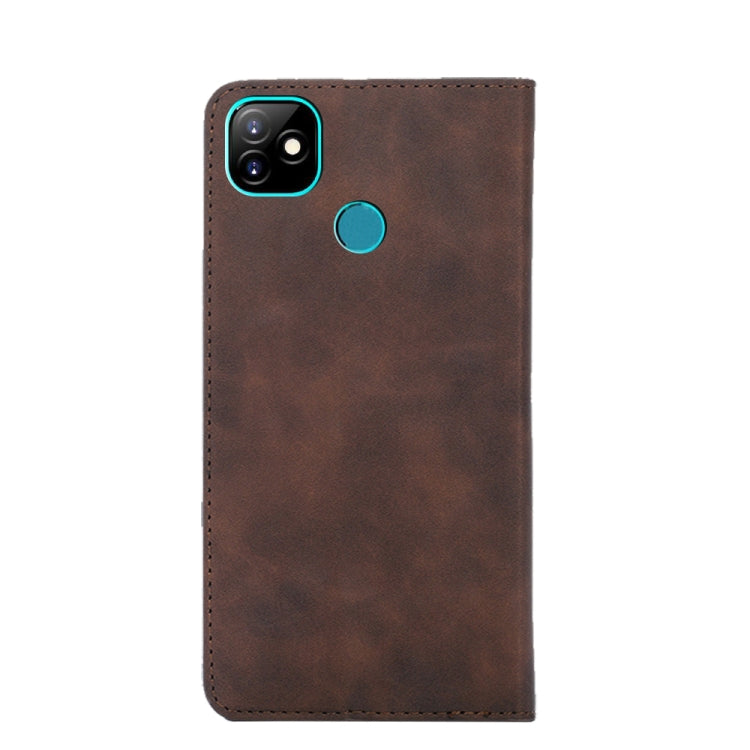 For Infinix Itel Vision 1 Skin Feel Magnetic Horizontal Flip Leather Case with Holder & Card Slots