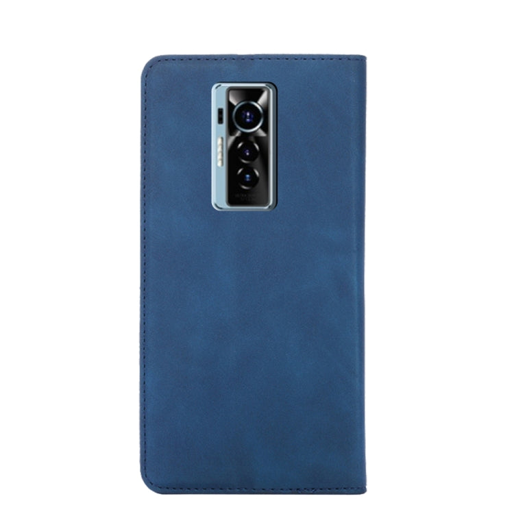 For Tecno Phantom X Skin Feel Magnetic Horizontal Flip Leather Case with Holder & Card Slots