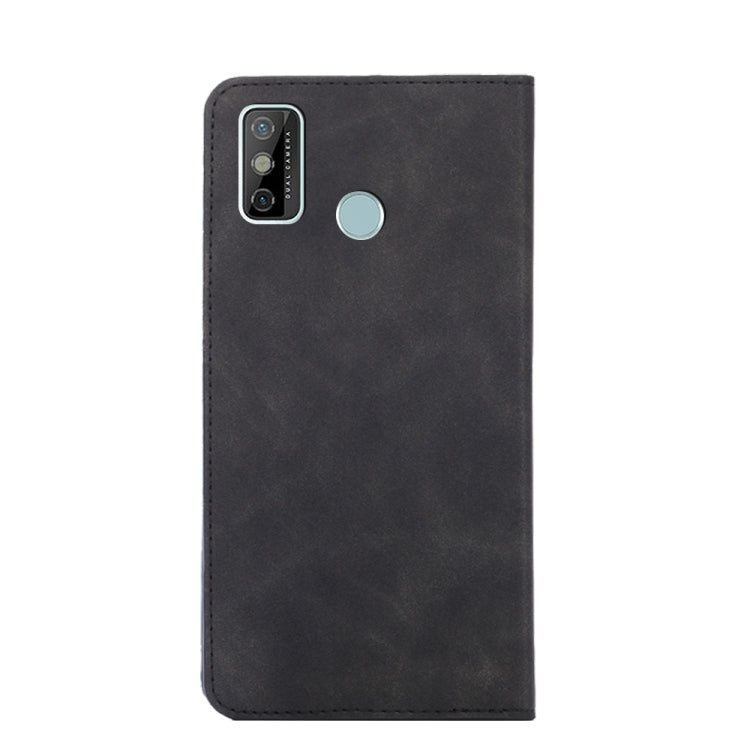 For Tecno Spark 6 GO Skin Feel Magnetic Horizontal Flip Leather Case with Holder & Card Slots
