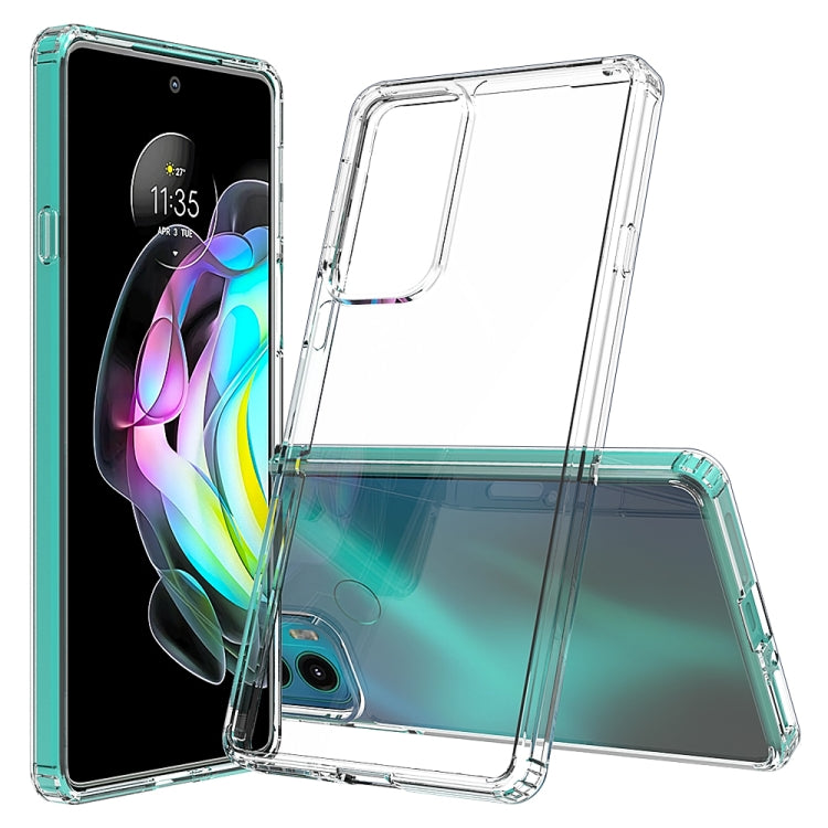 For Motorola Edge 20 Shockproof Scratchproof TPU + Acrylic Protective Case