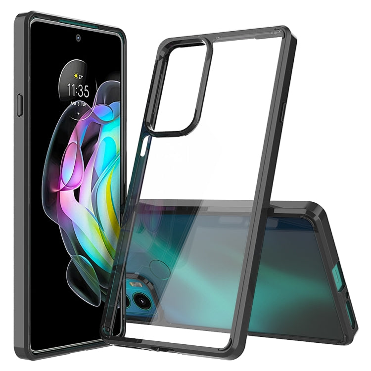 For Motorola Edge 20 Shockproof Scratchproof TPU + Acrylic Protective Case