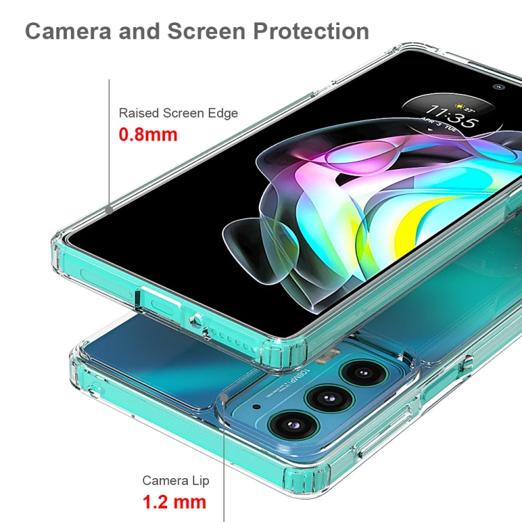 For Motorola Edge 20 Shockproof Scratchproof TPU + Acrylic Protective Case