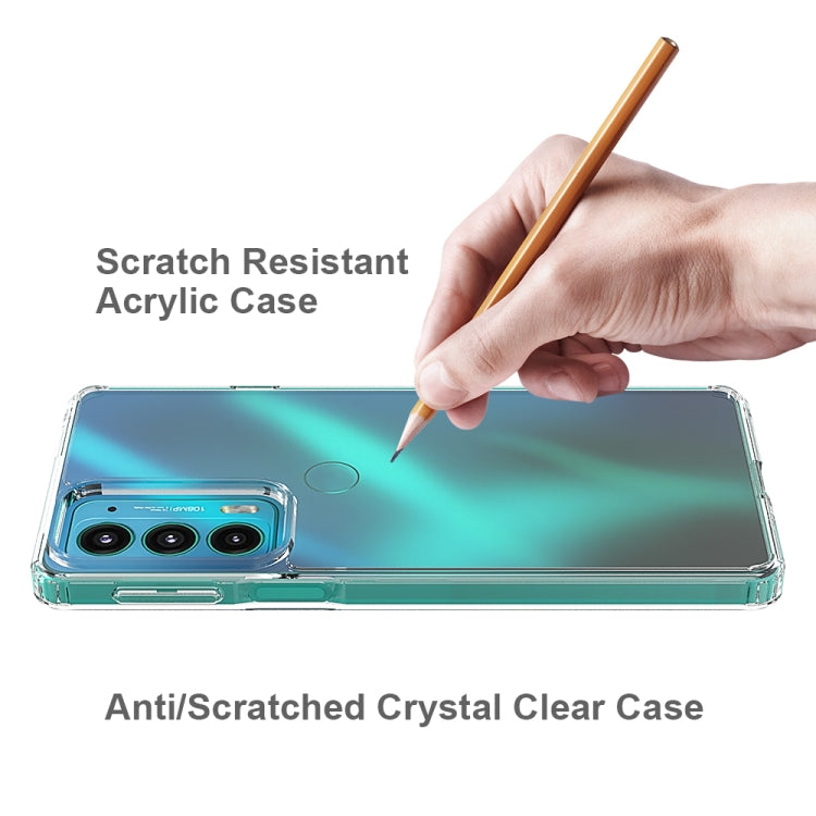 For Motorola Edge 20 Shockproof Scratchproof TPU + Acrylic Protective Case