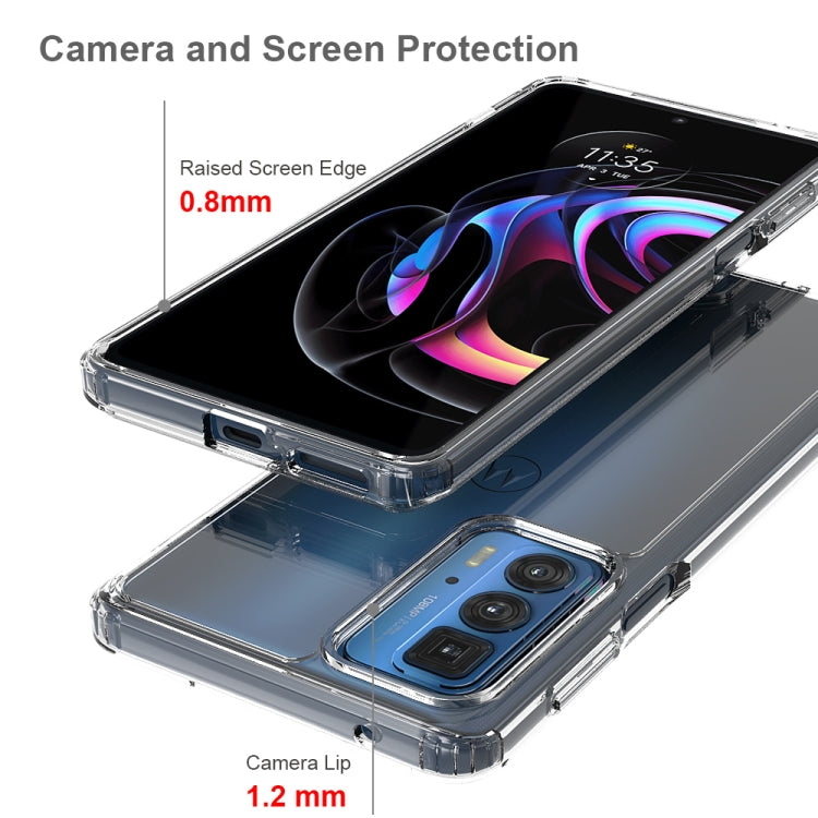 For Motorola Edge 20 Pro Shockproof Scratchproof TPU + Acrylic Protective Case