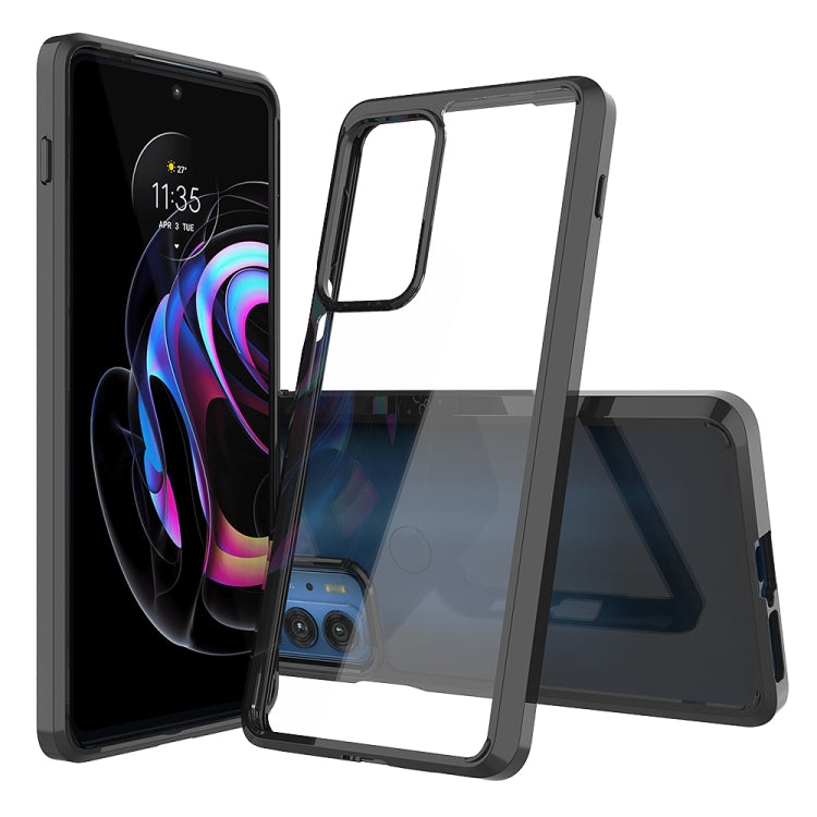 For Motorola Edge 20 Pro Shockproof Scratchproof TPU + Acrylic Protective Case