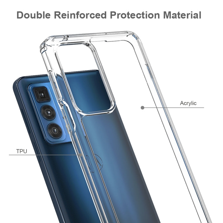 For Motorola Edge 20 Pro Shockproof Scratchproof TPU + Acrylic Protective Case