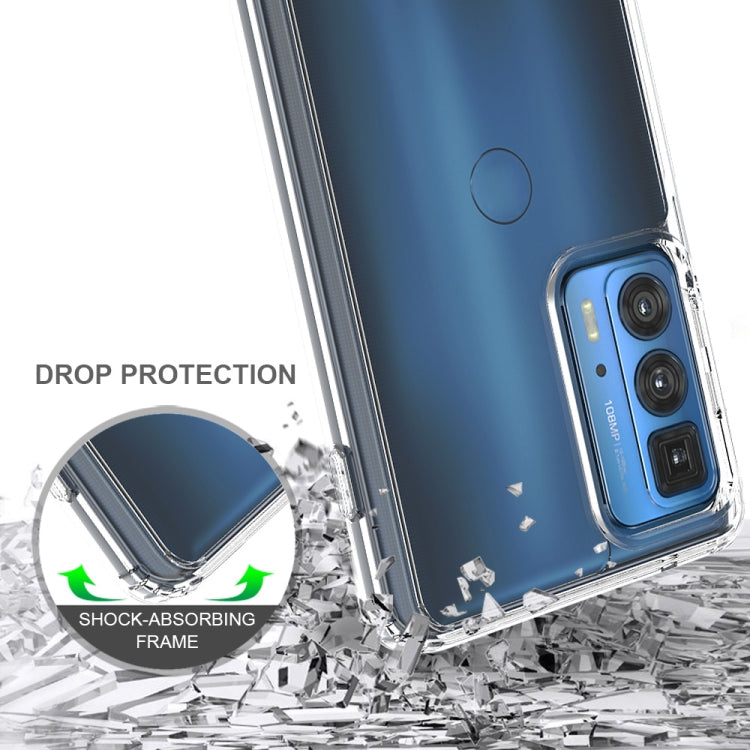 For Motorola Edge 20 Pro Shockproof Scratchproof TPU + Acrylic Protective Case