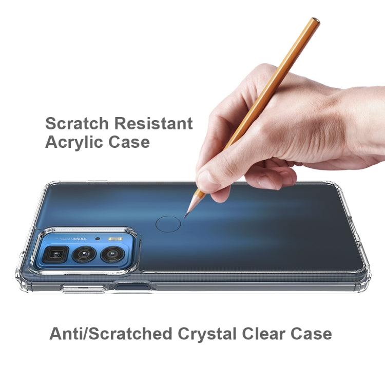 For Motorola Edge 20 Pro Shockproof Scratchproof TPU + Acrylic Protective Case