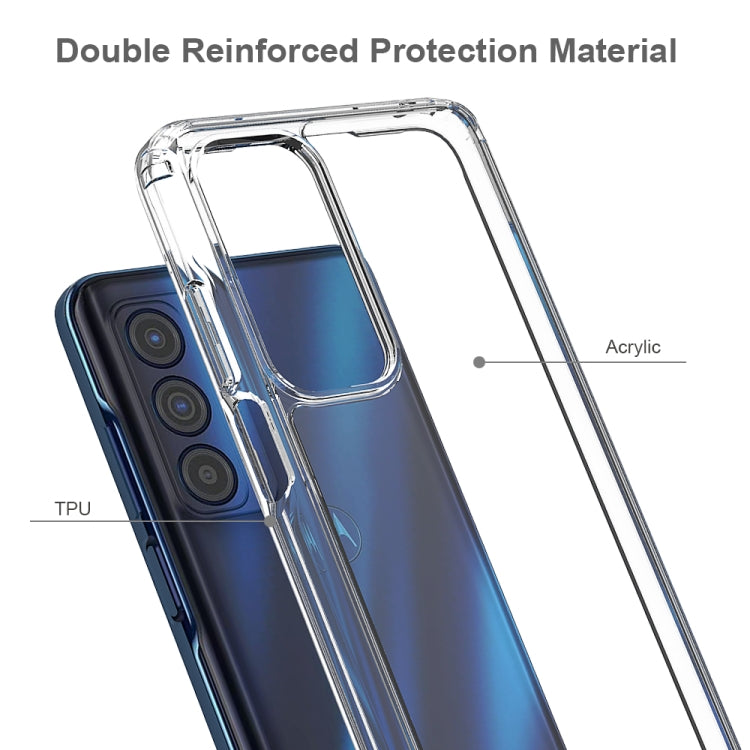 For Motorola Edge 2021 Shockproof Scratchproof TPU + Acrylic Protective Case